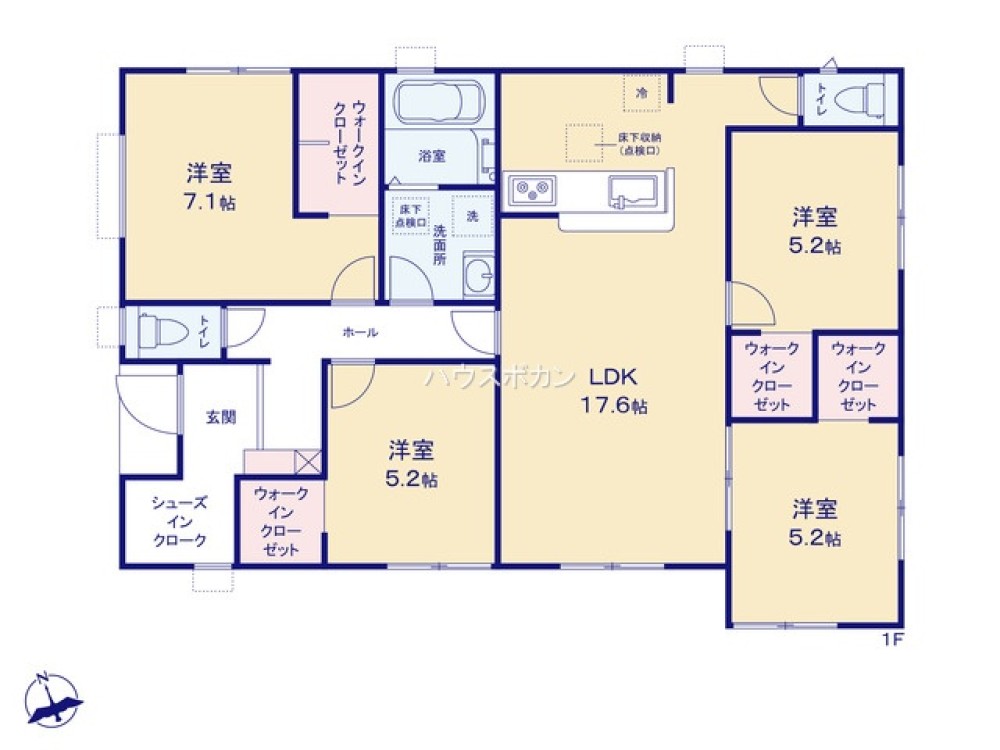 岐阜市下奈良二丁目　全3棟　2号棟 画像2