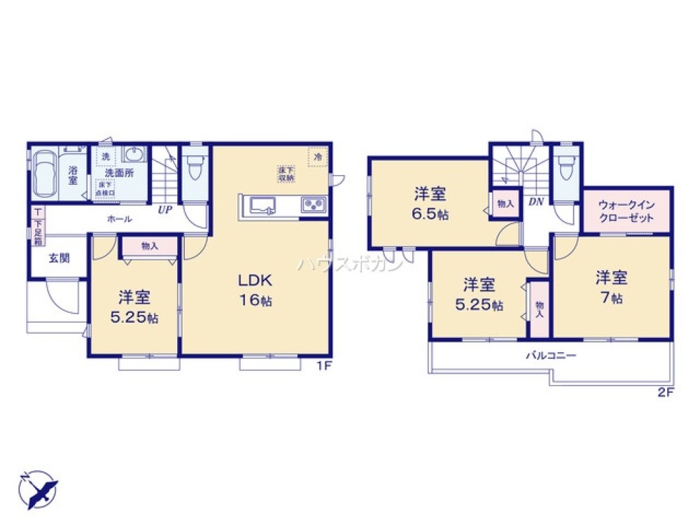 知多市新知字南新生　全6棟　E号棟 画像3