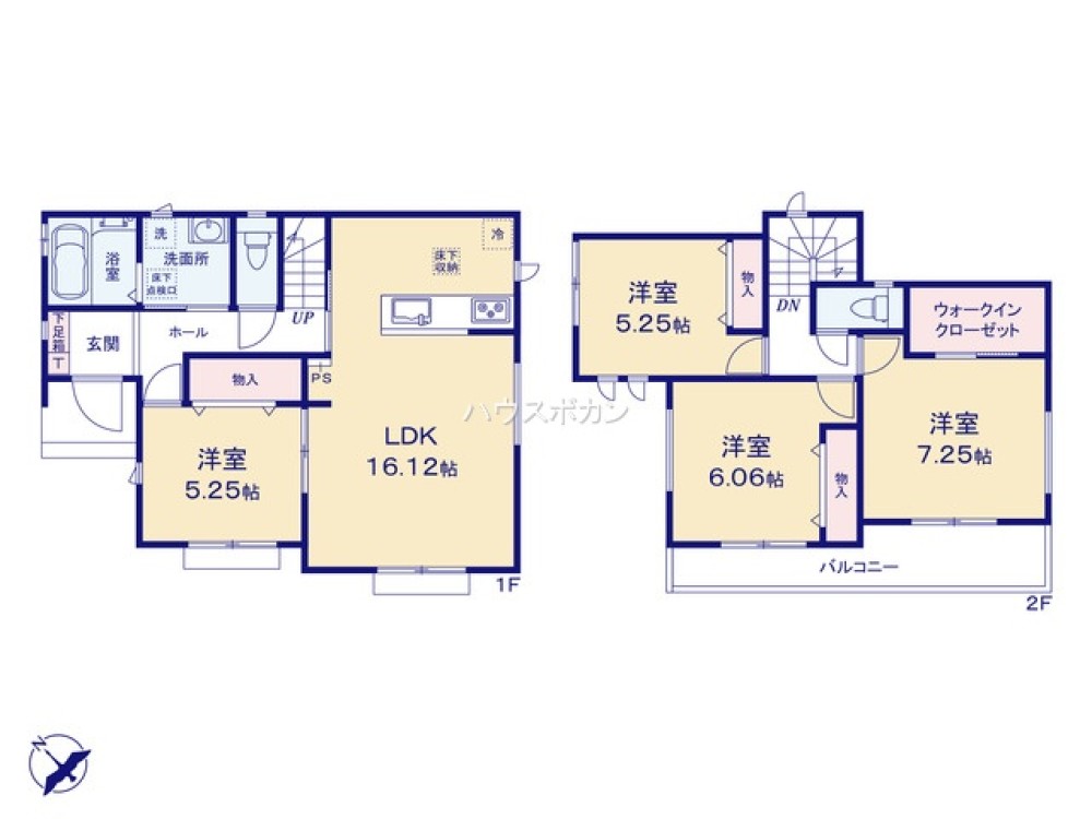 知多市新知字南新生　全6棟　F号棟 画像3