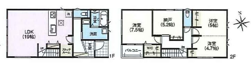 WIC付き2LDK+S◎