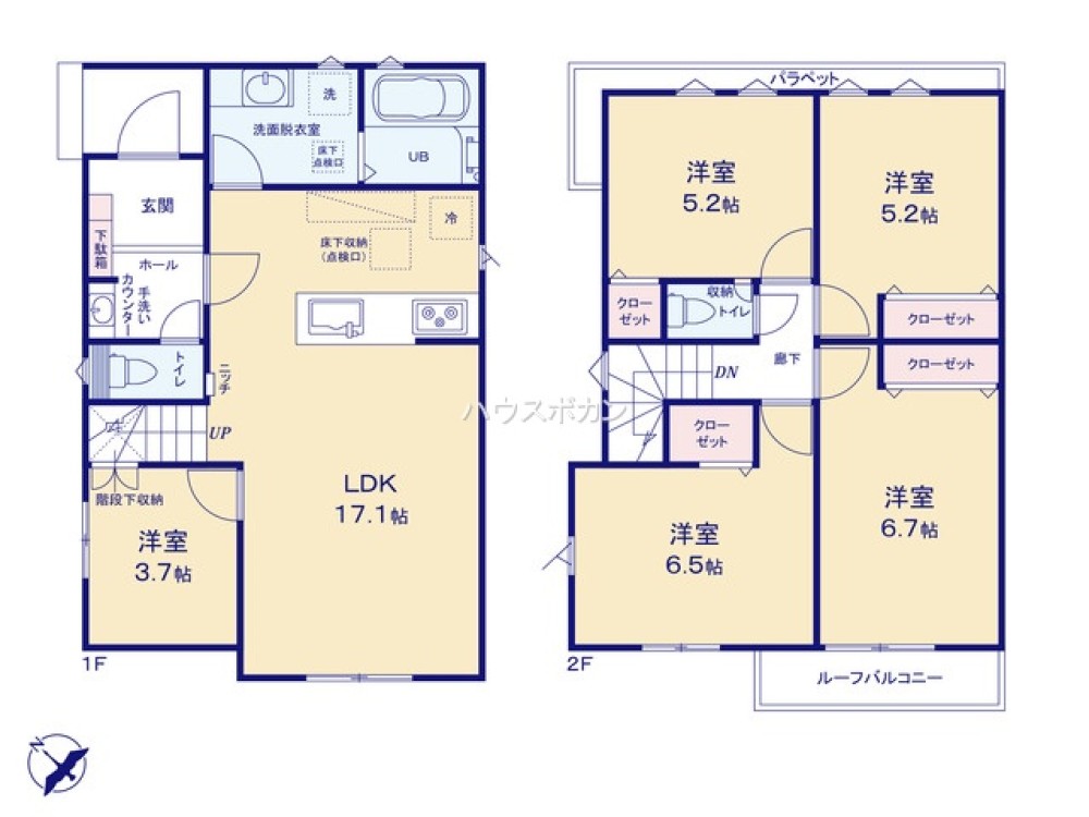 豊田市若林東町宮間の[新築戸建]詳細情報 | 愛知・岐阜の不動産探し・売却はハウスボカン