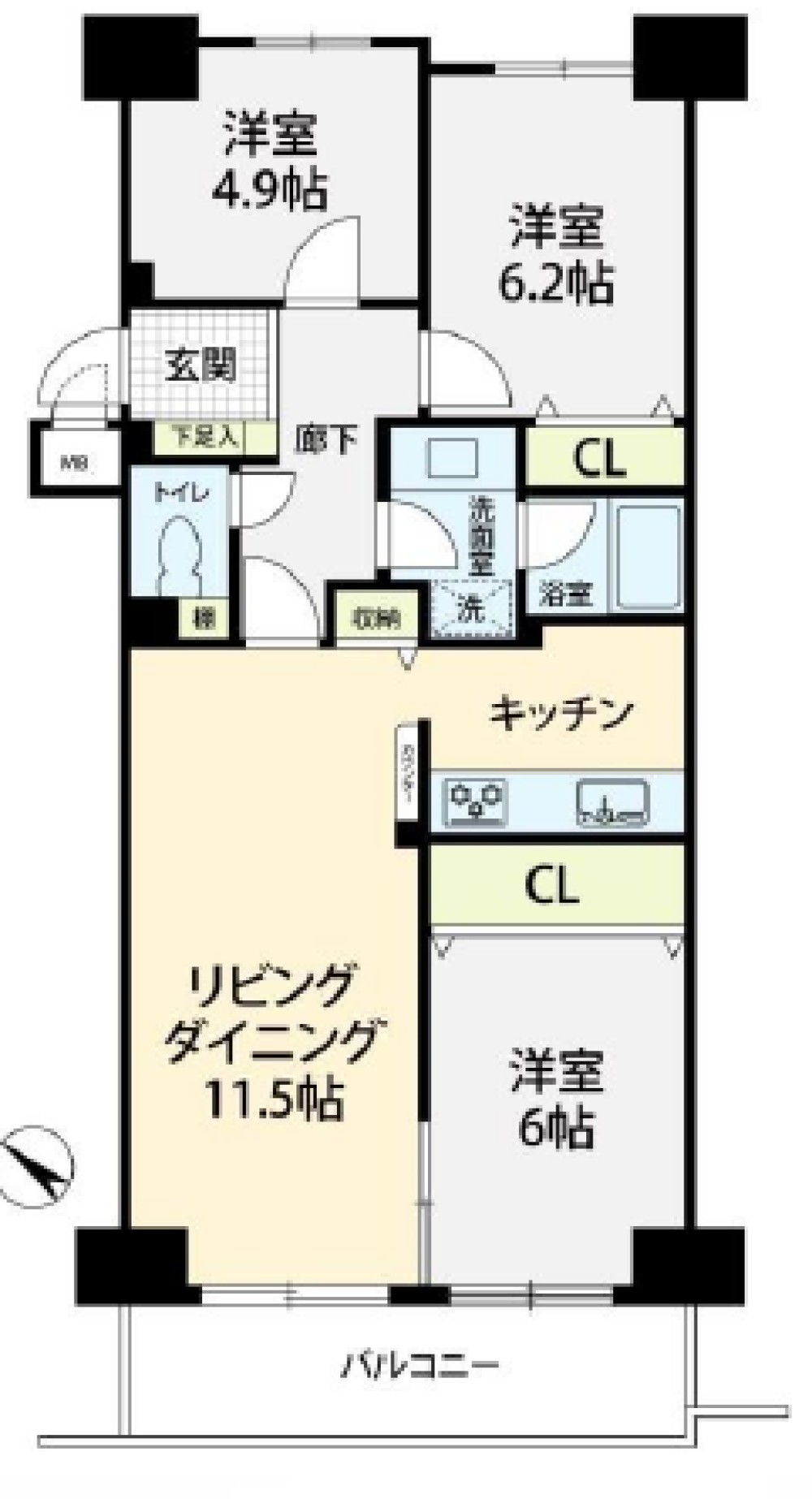 ネオシティ岡崎弐番館 画像1