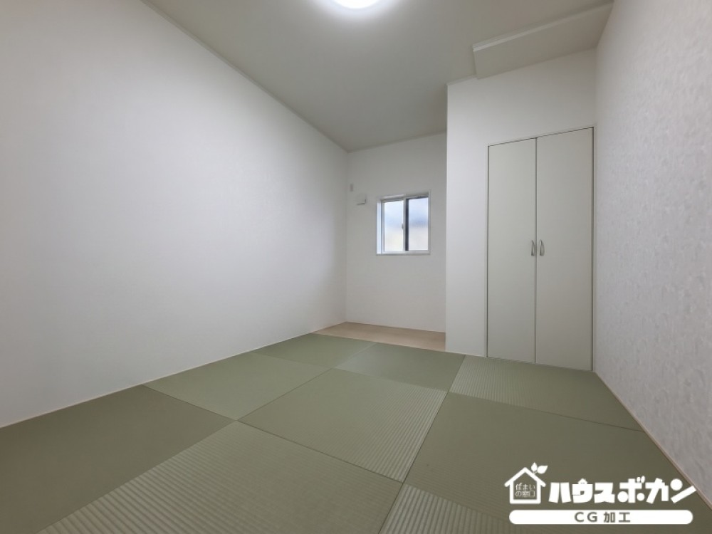 収納付きの和室で多用途に使えます。