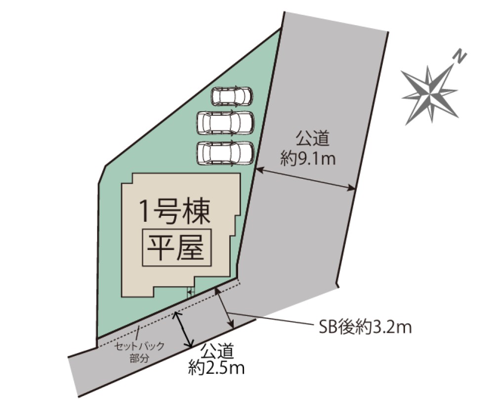 小牧市本庄郷浦2期　全1棟　1号棟 画像1