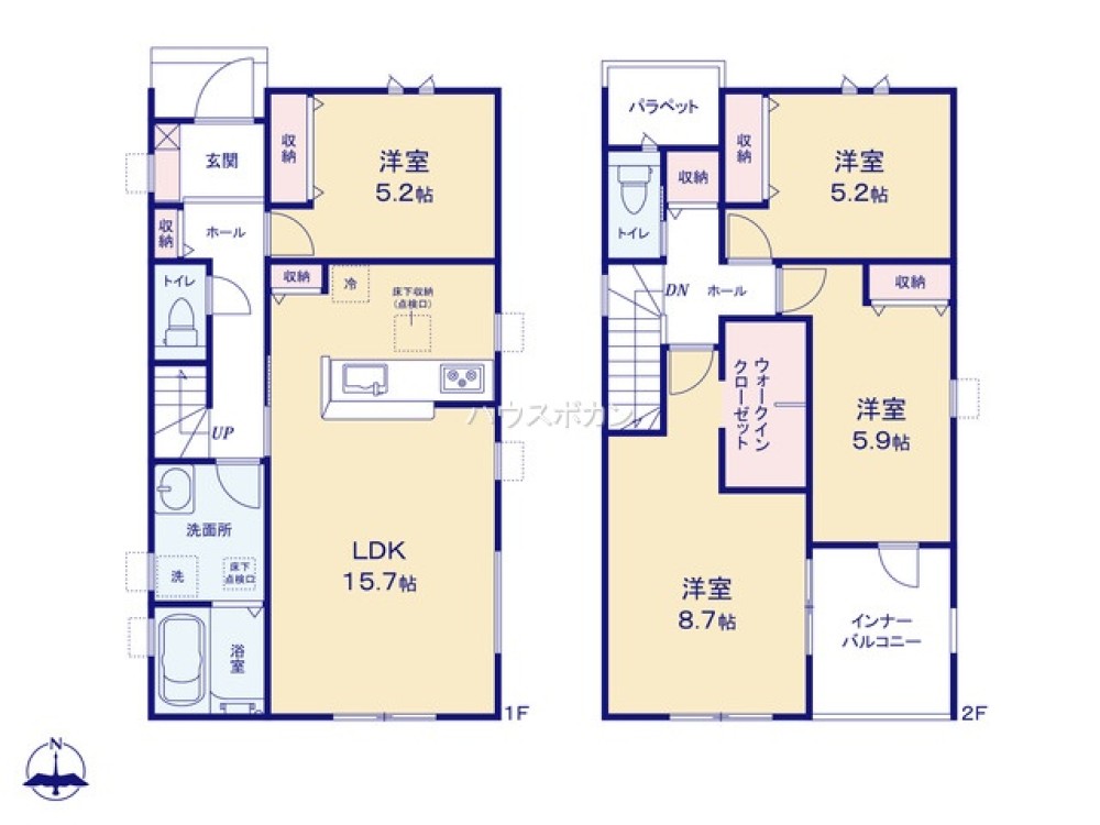 岐阜市川部一丁目　全2棟　2号棟 画像2