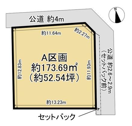 名古屋市中川区万場一丁目　全2区画　A区画 画像19