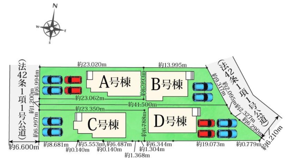 一宮市起　全4棟　D号棟 画像1
