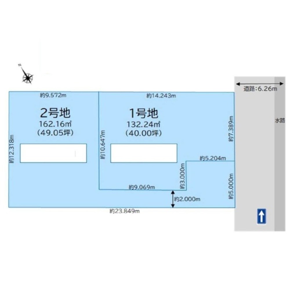 小牧市藤島町　全2区画　2号地 画像1