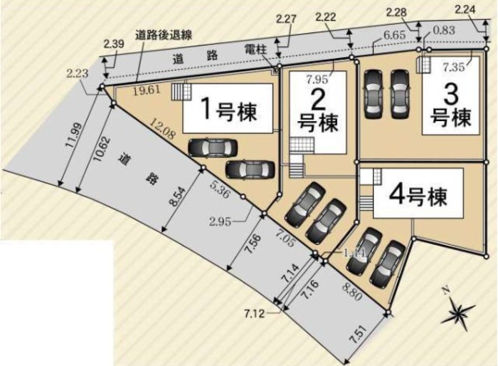 安城市根崎町　第5　全4棟　3号棟 画像1