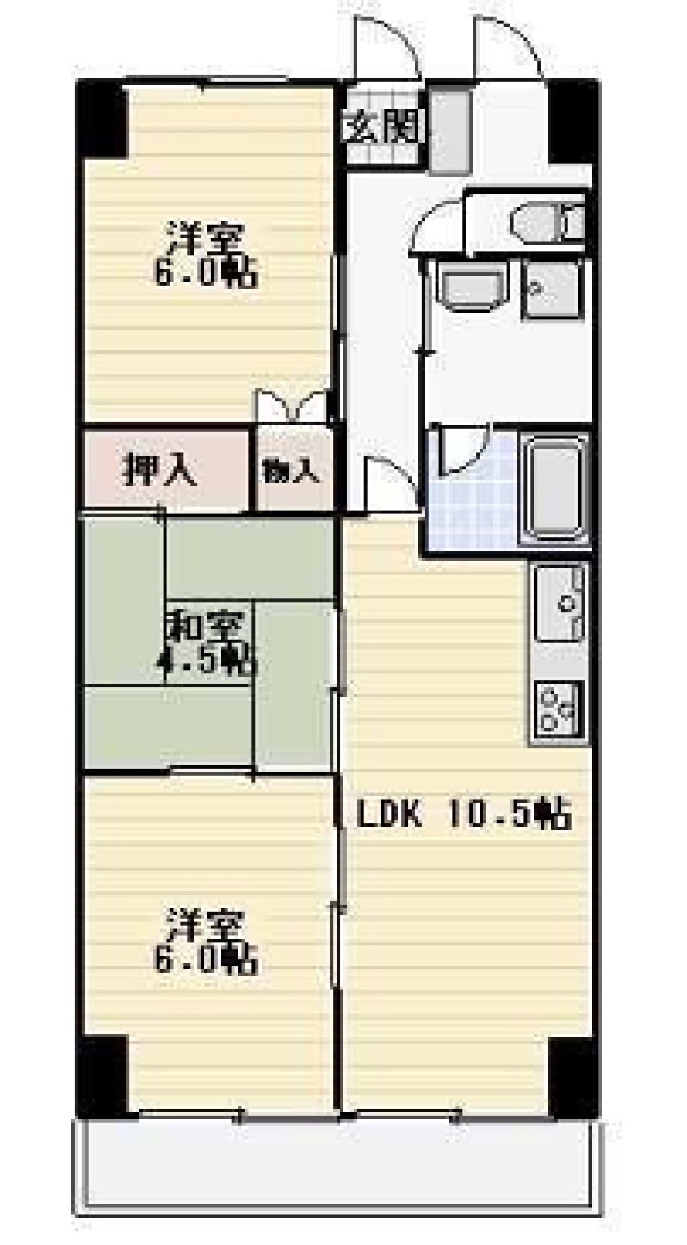 スカイハイツ前田 画像1