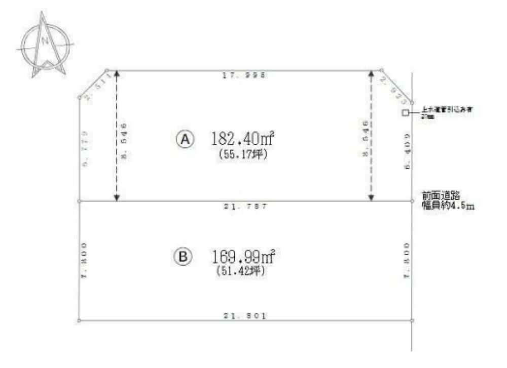 豊橋市弥生町　全2区画　B区画 画像1