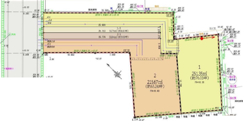 岡崎市福岡町　Ⅱ　全2区画　1号地 画像1