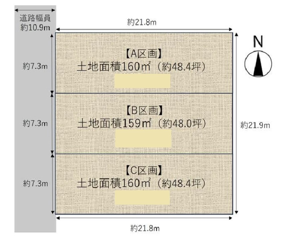 名古屋市中川区打中二丁目　全3区画　A区画 画像1