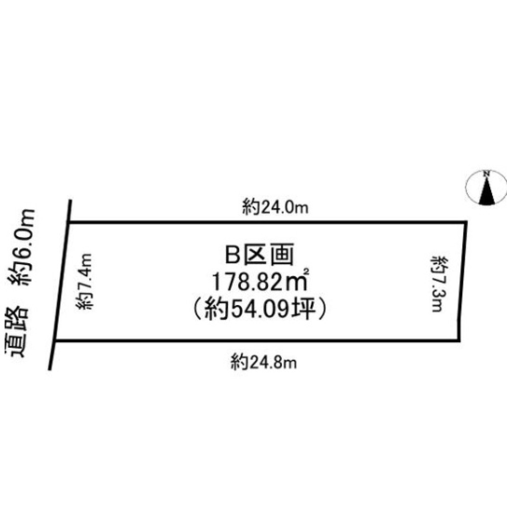 一宮市花池二丁目　全3区画　B区画 画像1