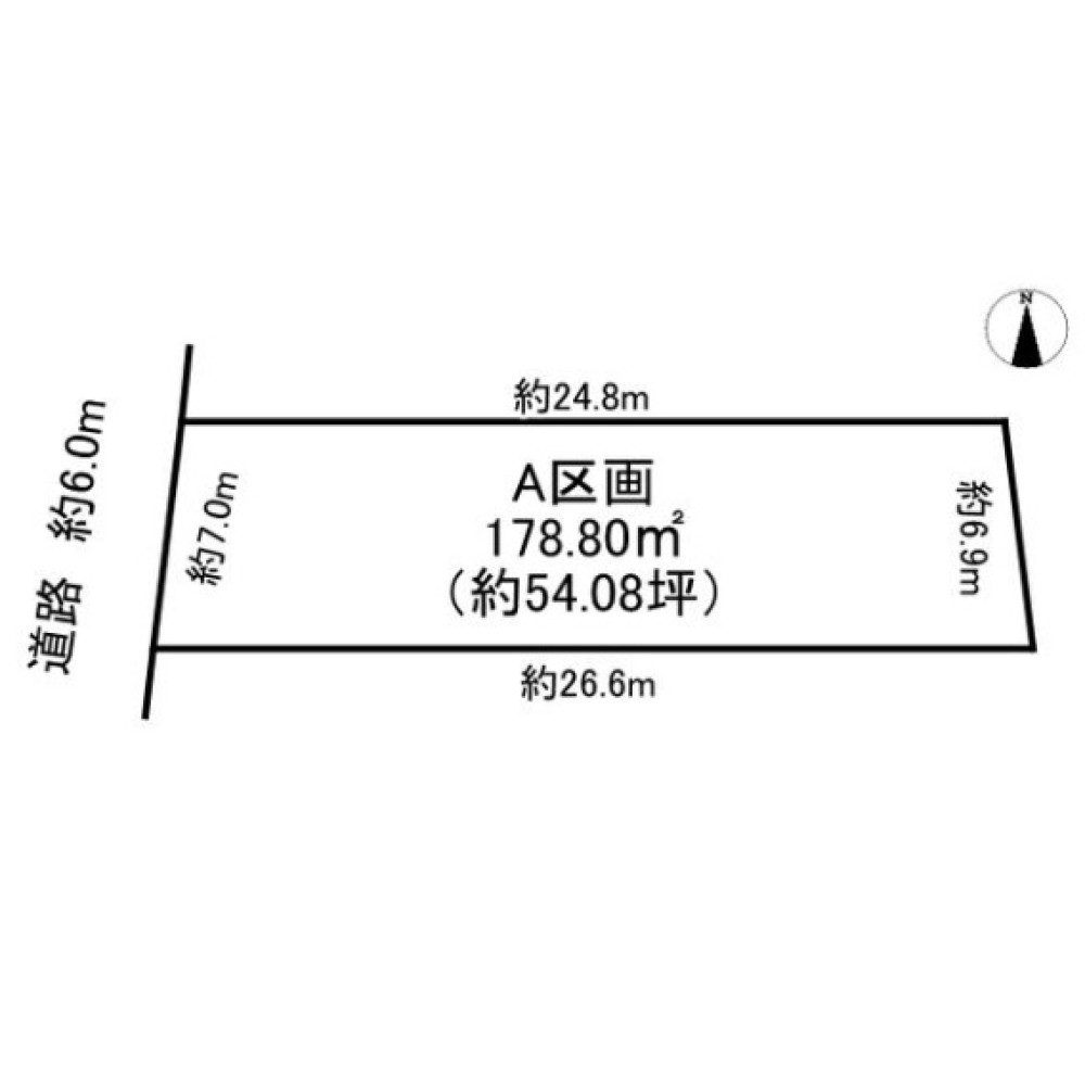 一宮市花池二丁目　全3区画　A区画 画像1