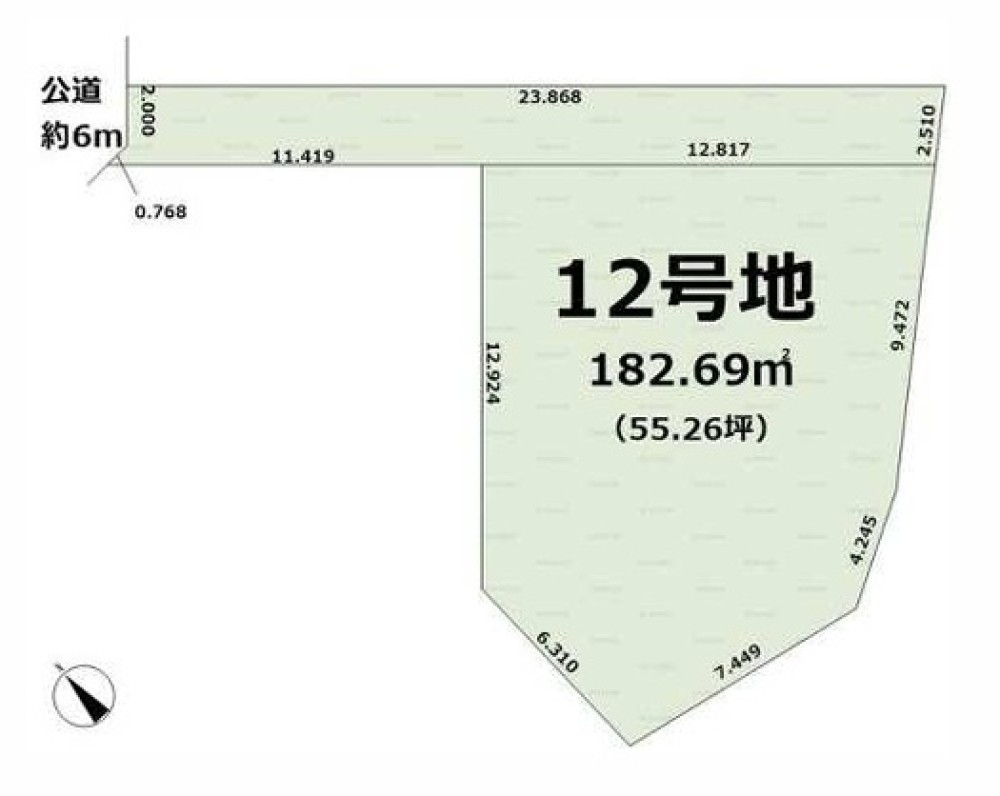 常滑市榎戸町三丁目　全12区画　12号地 画像2
