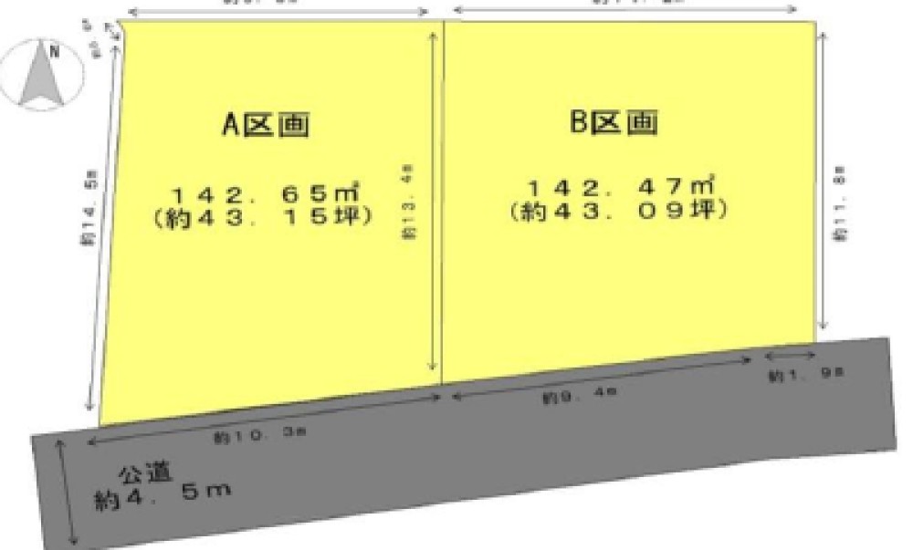 西尾市新在家町　全2区画　B区画 画像5