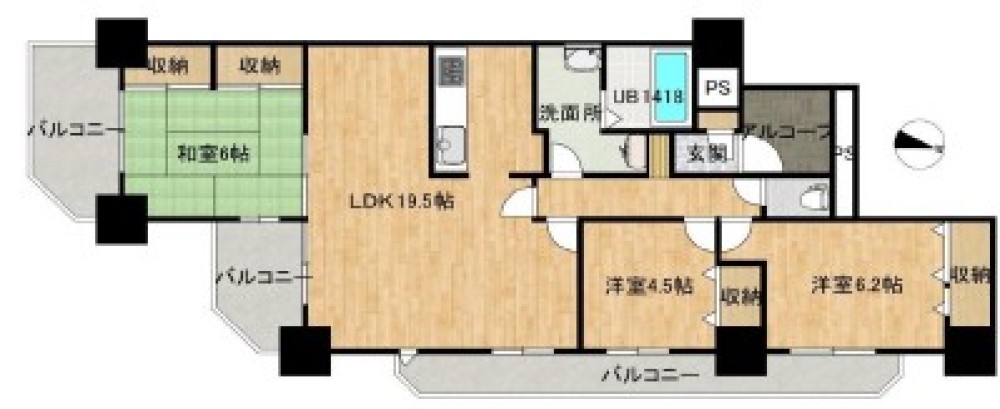 バンベール田中町 画像1