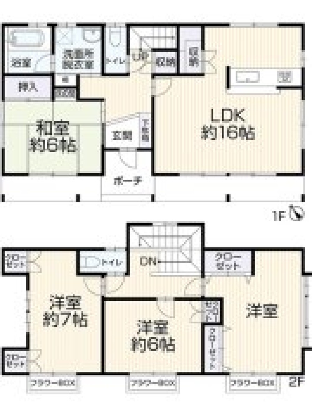 広々LDK約16帖の4LDK間取り！