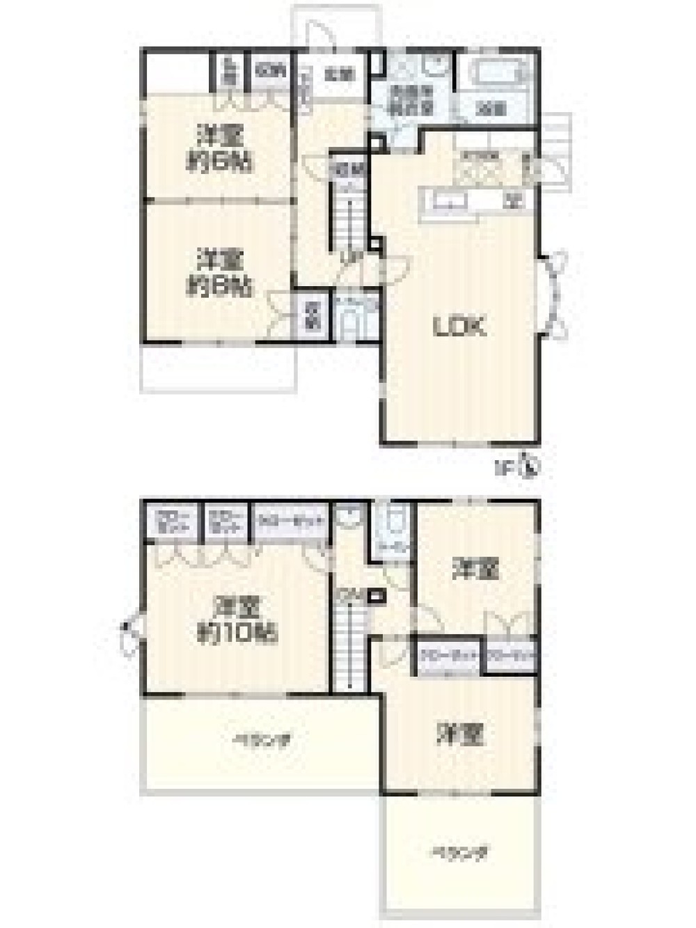 5LDK・全居室収納付きの2階建て！