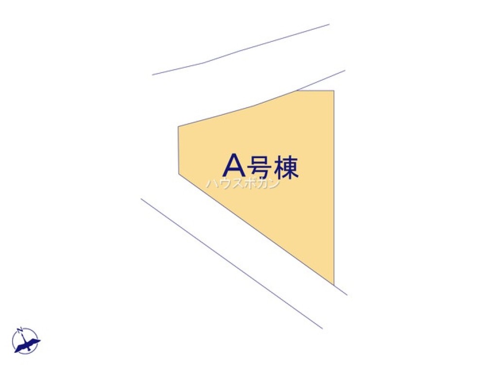 角地につき開放感のある約42.6坪の敷地！