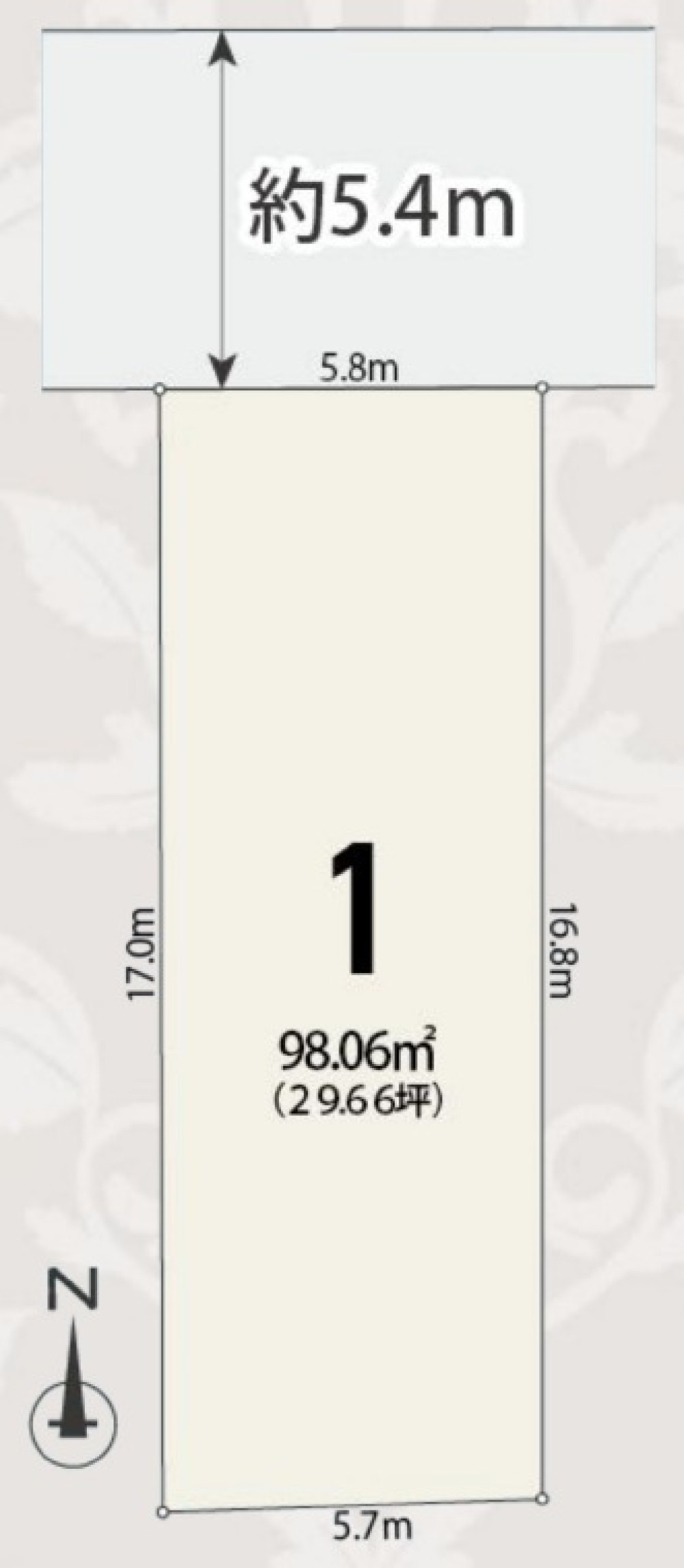 名古屋市中村区沖田町　016①　全1区画　1号地 画像1