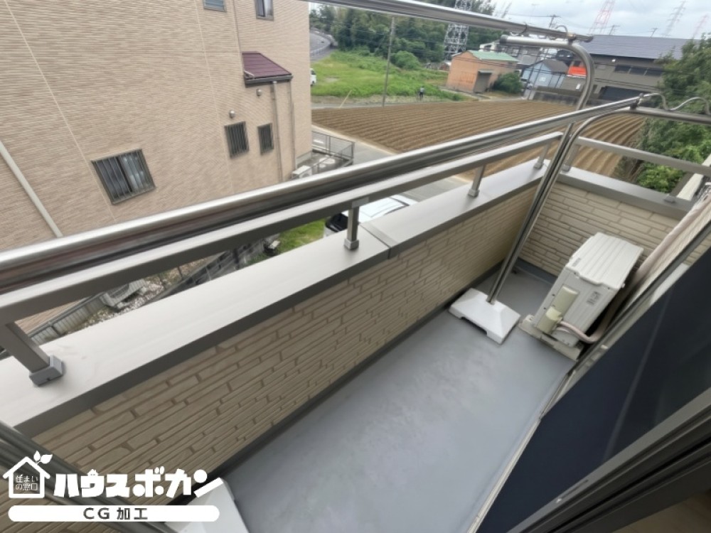 南面バルコニーで洗濯物も乾きやすい！