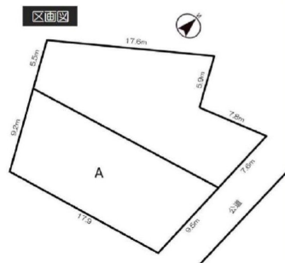 西尾市米津町　全2区画　A区画 画像1