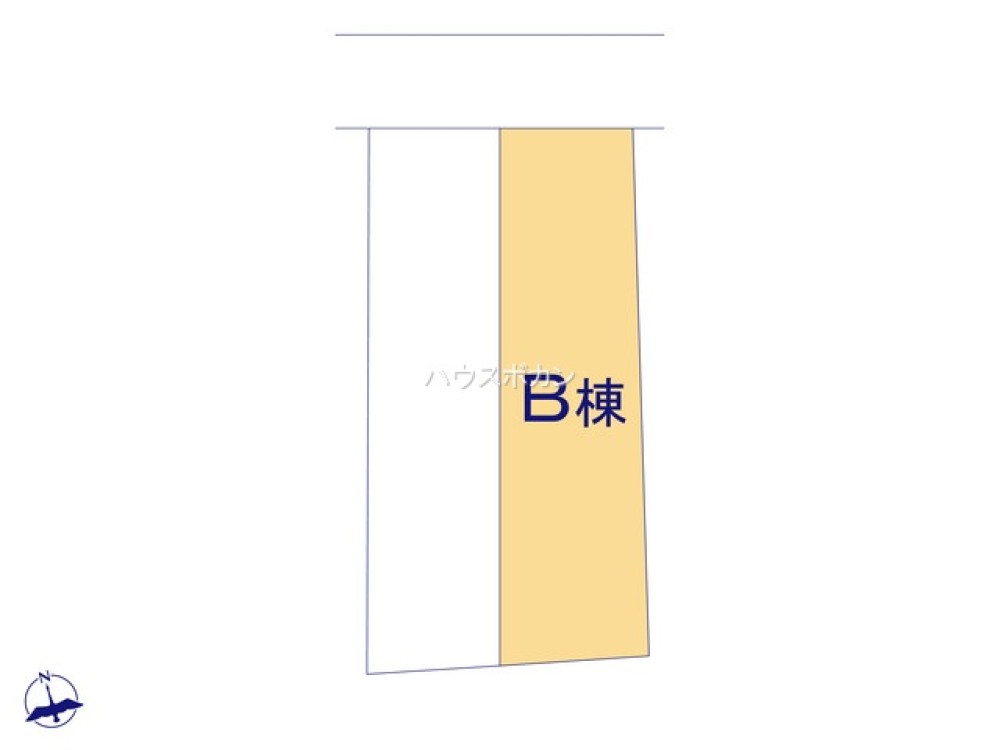 全2棟のB棟。土地面積約40.4坪！