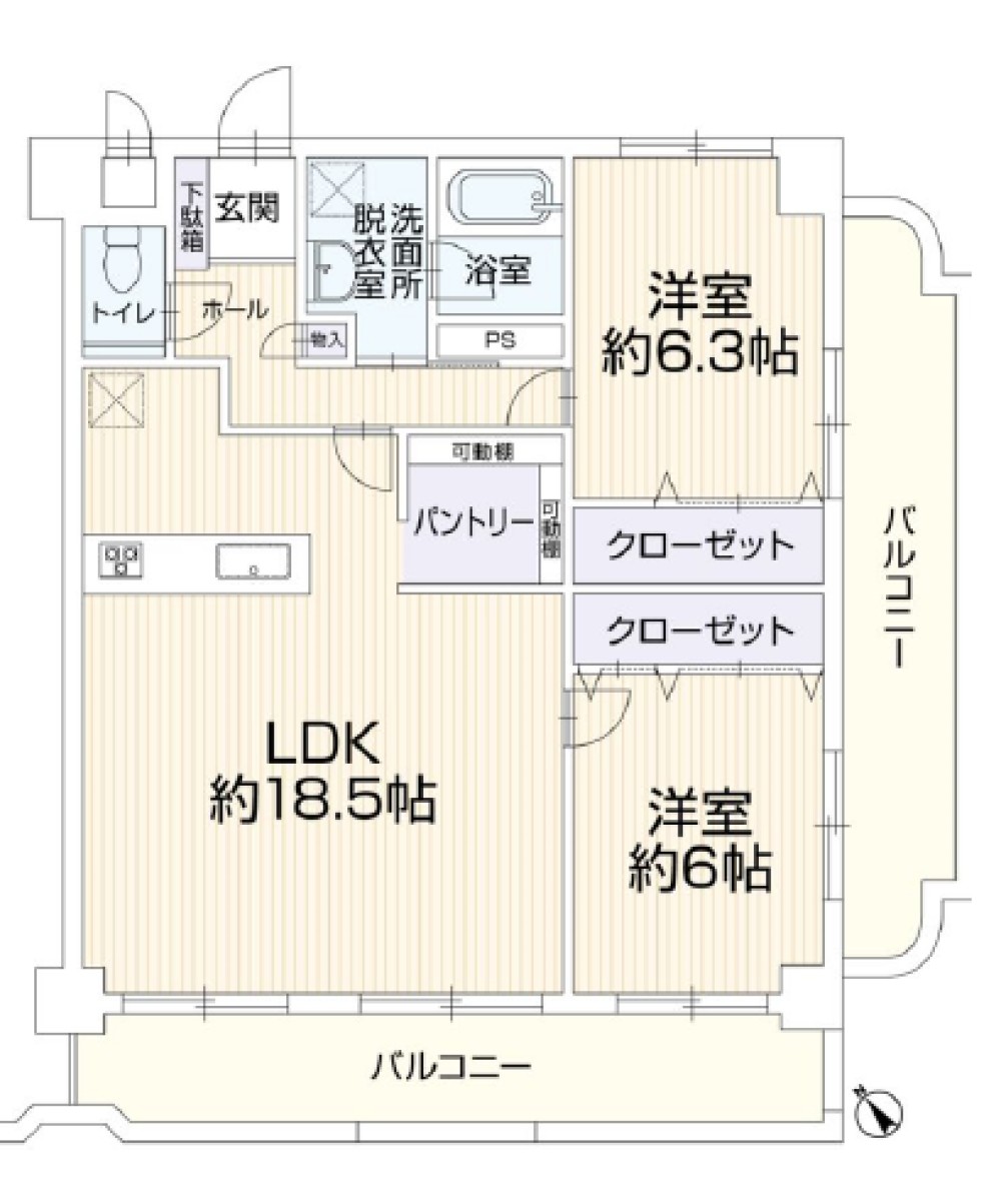 三旺マンション東岡崎 画像1