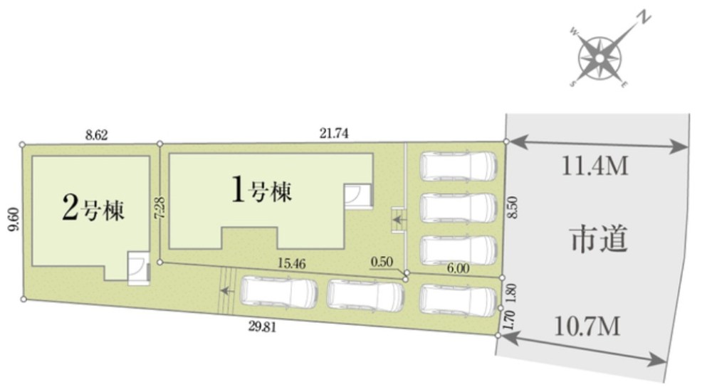 半田市柊町四丁目　1期　全2棟　2号棟 画像1