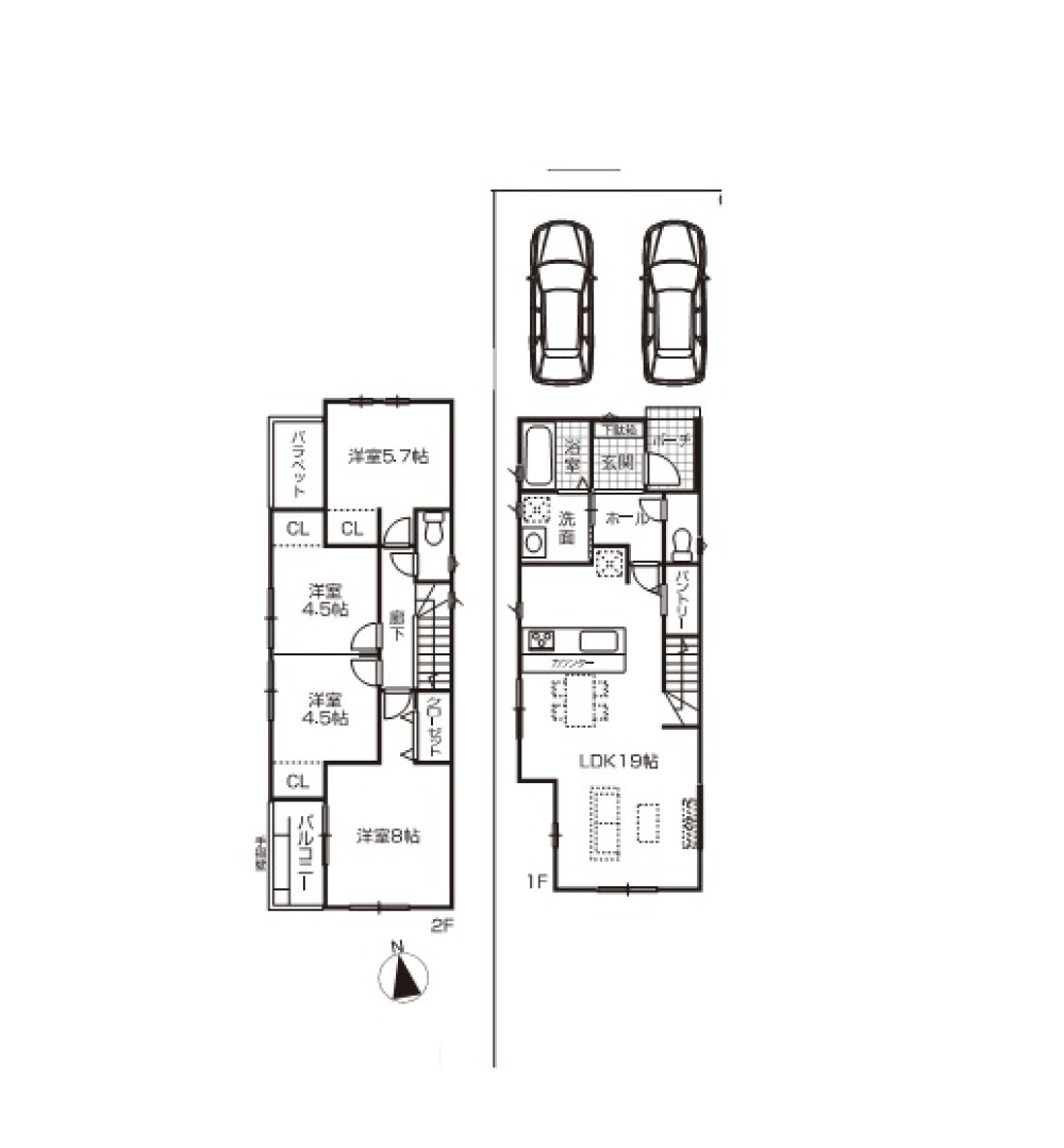 一宮市羽衣　第1　全2棟　1号棟 画像1