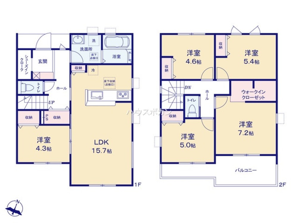 春日井市押沢台四丁目　全2棟　2号棟 画像1
