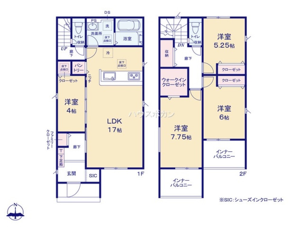春日井市白山町6期　全1棟　1号棟 画像1