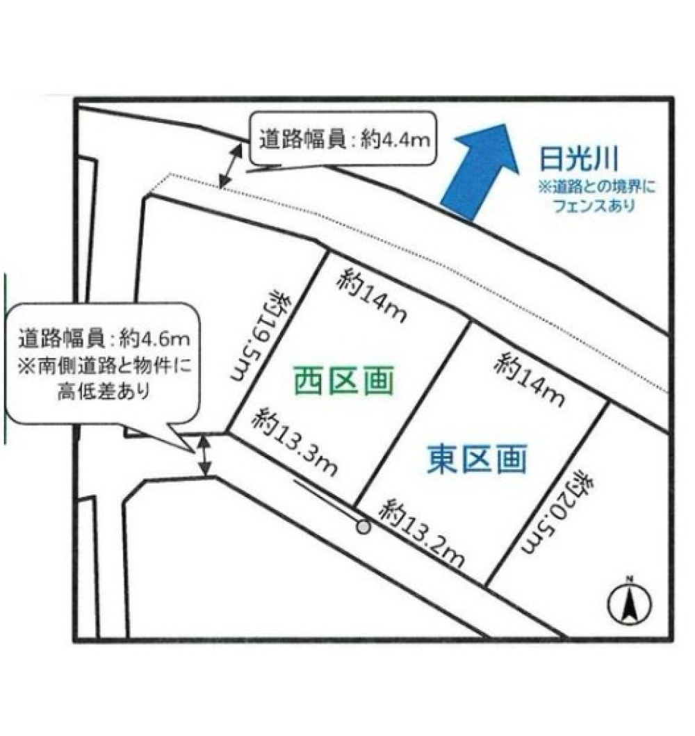 一宮市日光町　全2区画　西区画 画像1