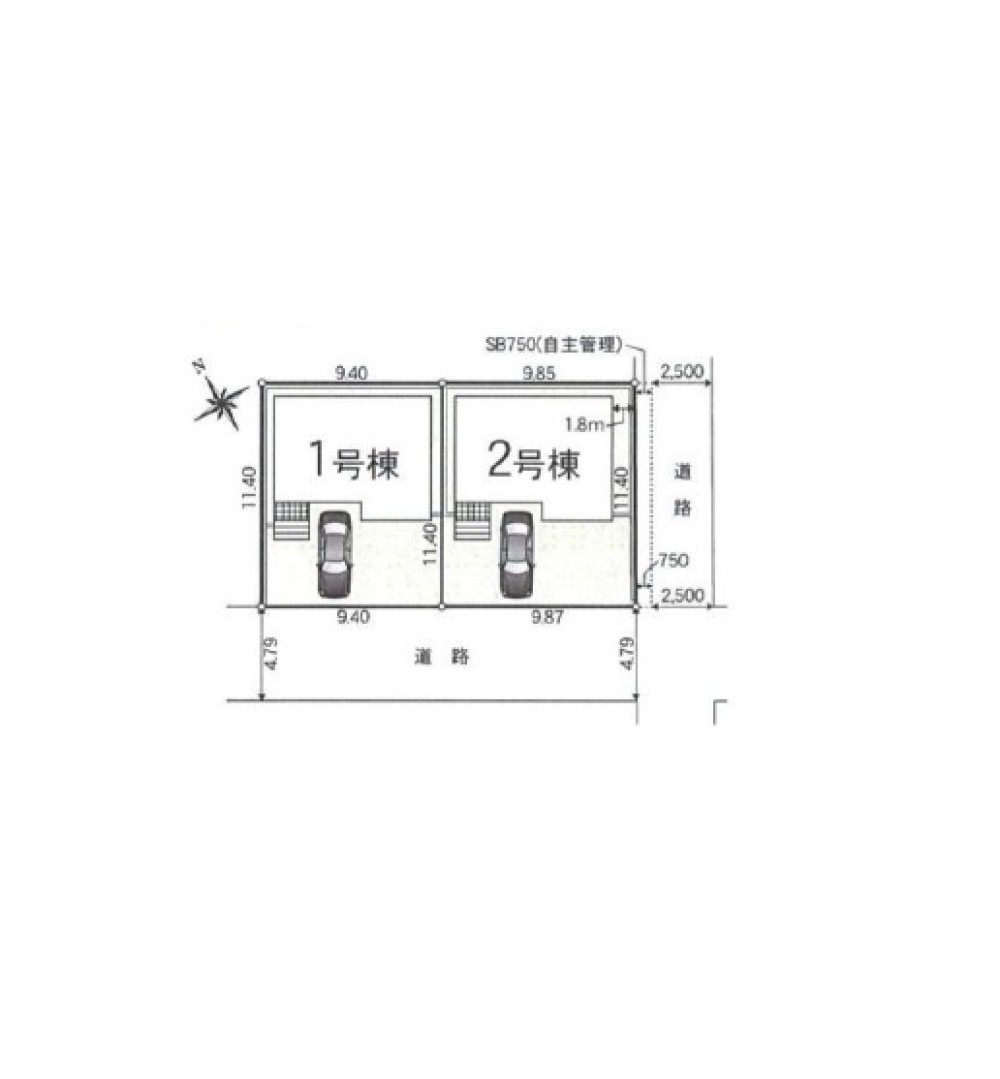 岡崎市渡町　第1　全2棟　2号棟 画像1