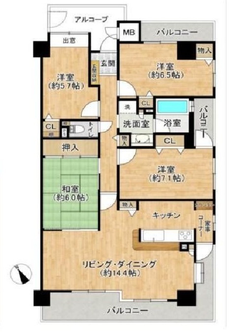 ライフプラザ大府桜木町2番館 画像1