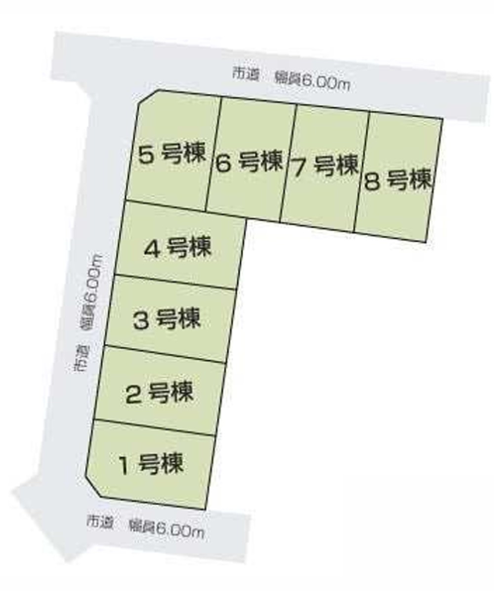 豊橋市東岩田二丁目　全8棟　6号棟 画像1