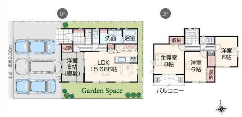 豊橋市東岩田二丁目　全8棟　2号棟 画像2