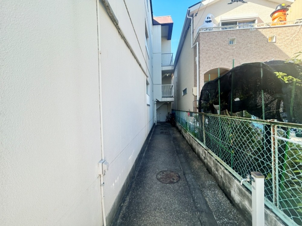 敷地内にある便利な駐輪場。