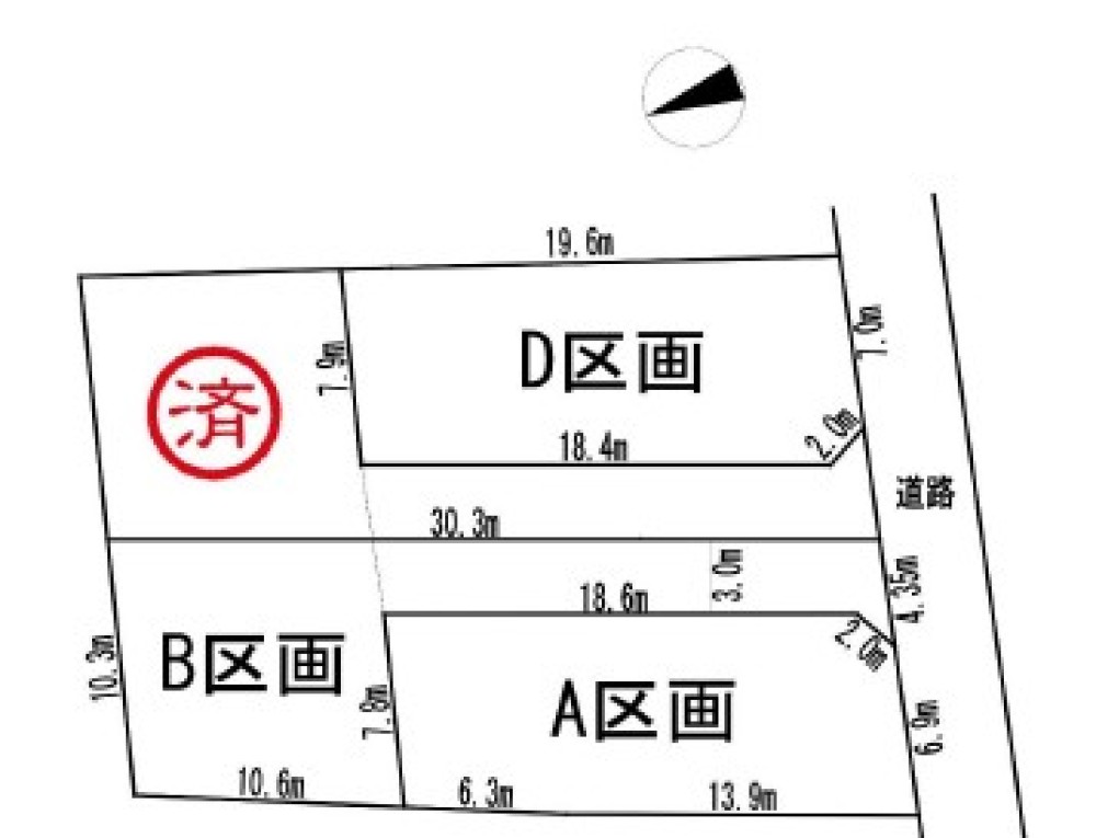 豊田市広美町　全4区画　D区画 画像1