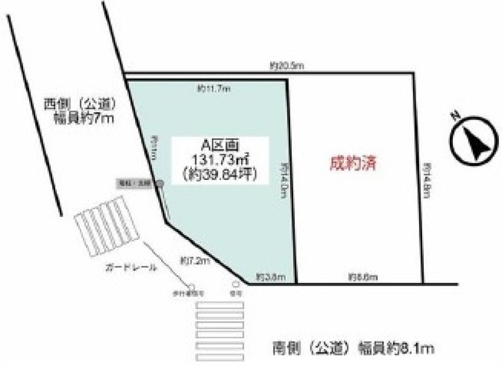 豊田市平戸橋町　全2区画　A区画 画像1