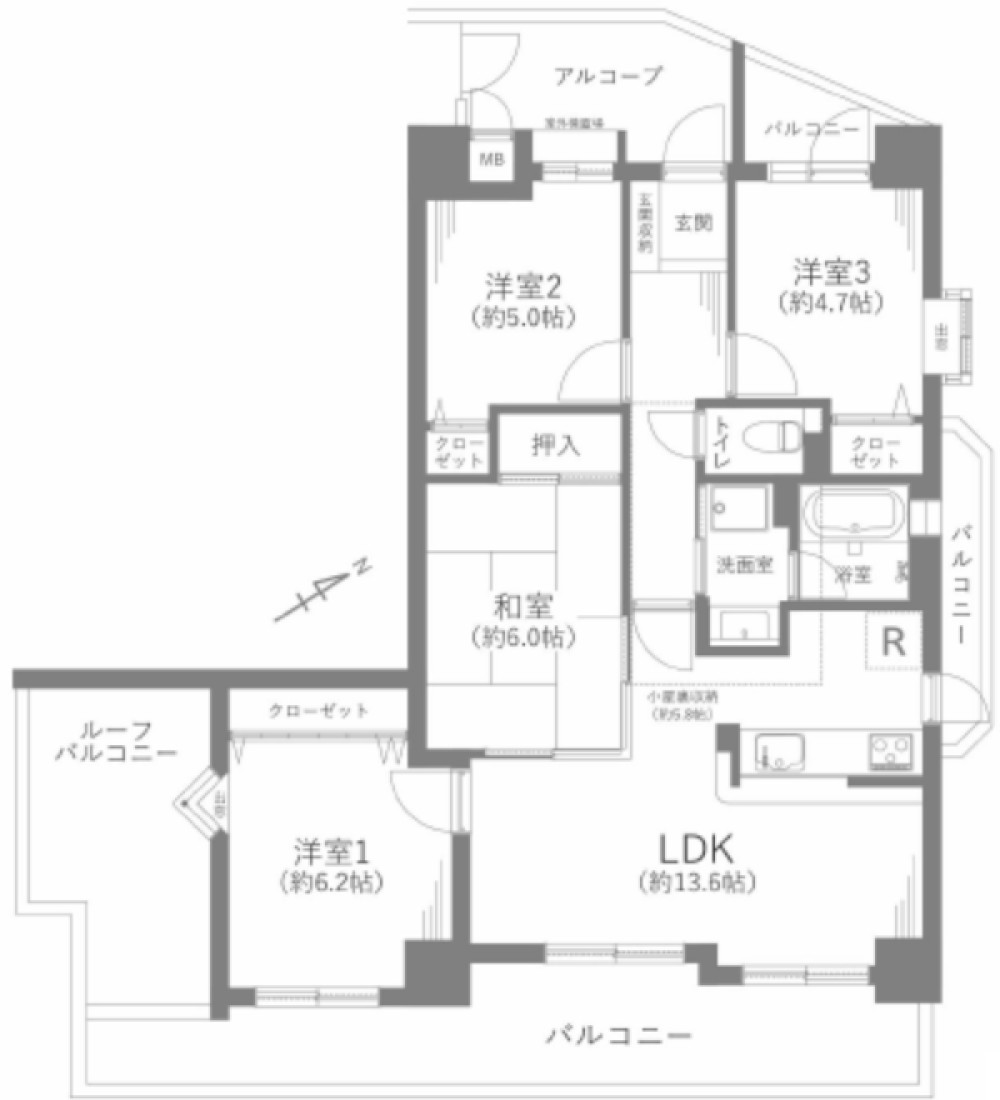 ネオハイツ東刈谷壱番館 画像1