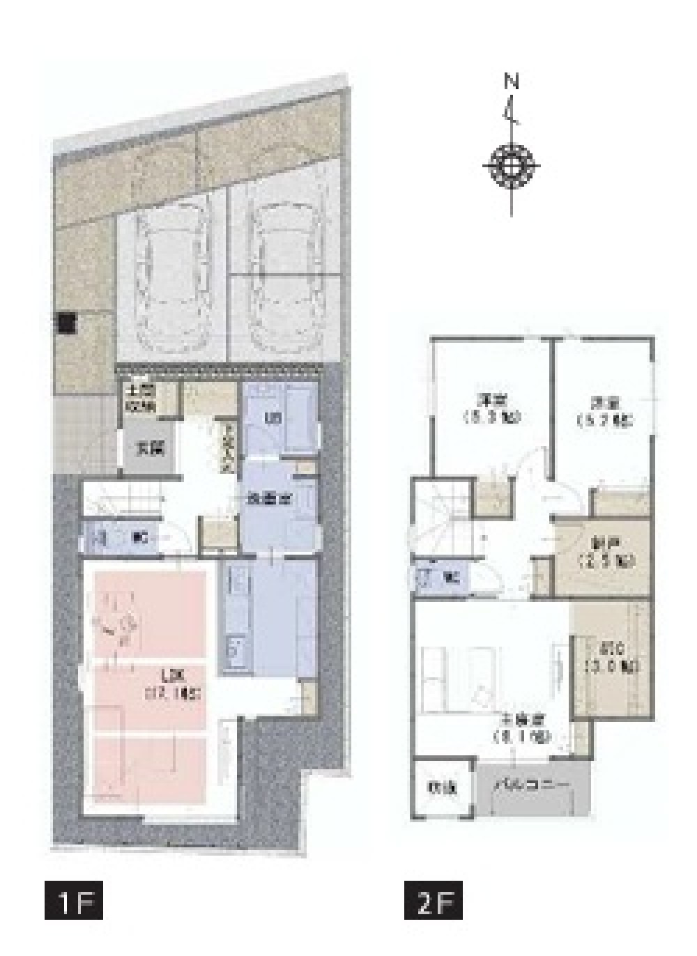 名古屋市中川区戸田五丁目　4期　全2棟　B号棟 画像2