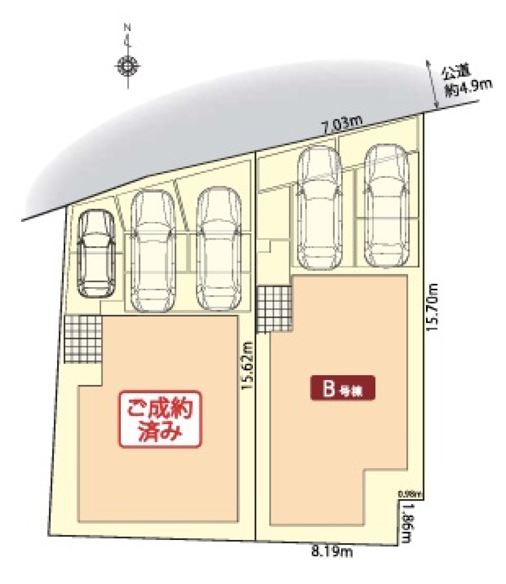 名古屋市中川区戸田五丁目　4期　全2棟　B号棟 画像1