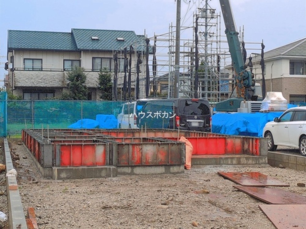 基礎工事中の建築現場です。