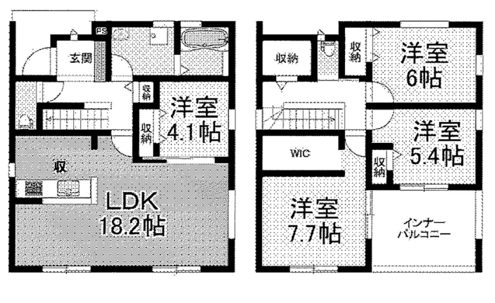豊橋市下条西町全3棟　1号棟 画像1
