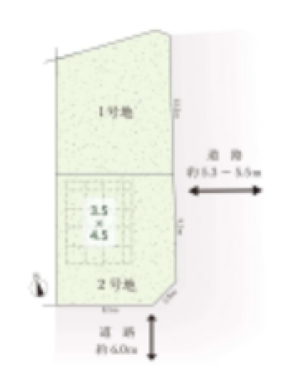 豊田市高上二丁目　11期　全2区画　1号地 画像1