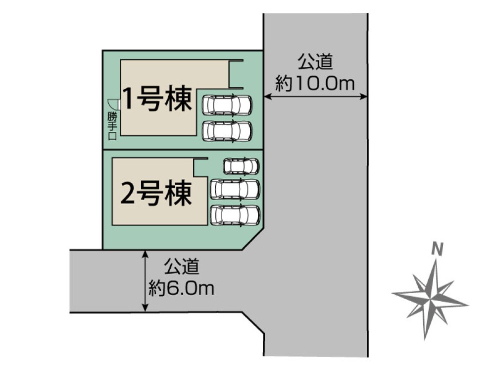 東郷町春木台四丁目　全2棟　2号棟 画像1