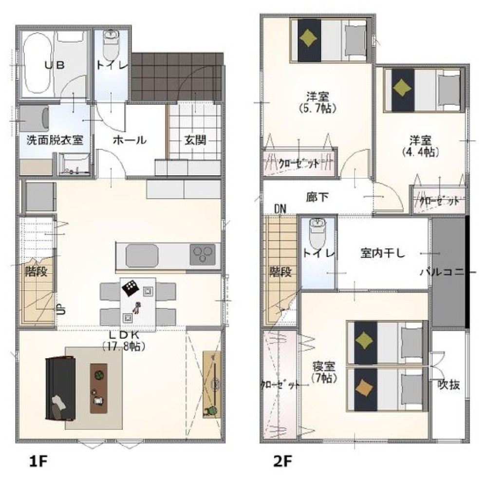 岐阜市高森町Ⅲ　全1棟 画像2